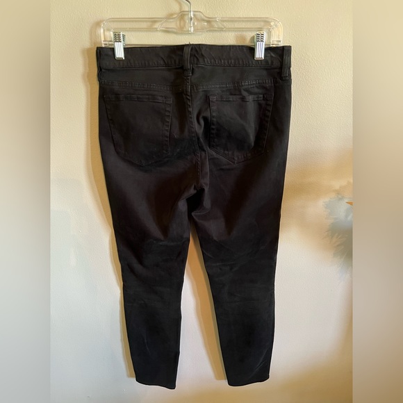 J Crew Black Toothpick Jeans in Size 28 - Picture 3 of 7
